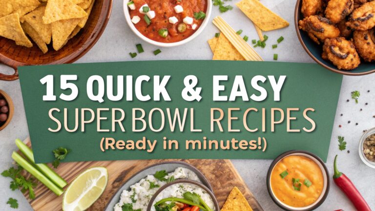 15 Quick & Easy Super Bowl Recipes (Ready in Minutes!)